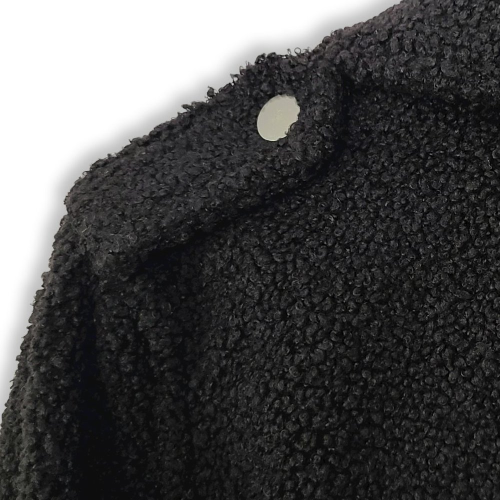 NWT Max Studio Asymmetrical Faux Fur Cozy Moto Jacket - Picture 8 of 8